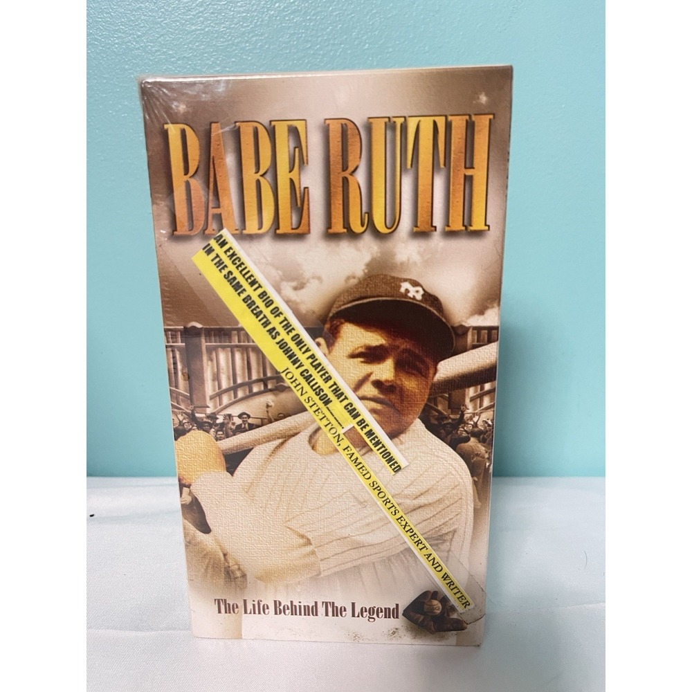 BABE RUTH THE LIFE BEHIND THE LEGEND VHS 1998 HBO HOME